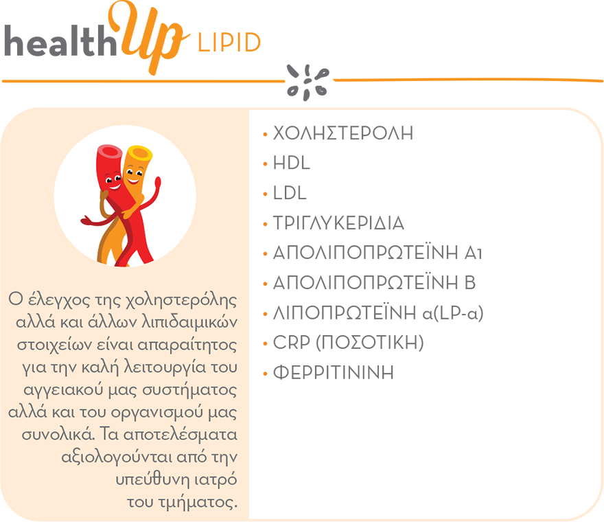 lipid Πακέτα προληπτικού ελέγχου  