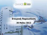 Μαϊος 2012 - Ετήσια Ενημέρωση Αναλυτών