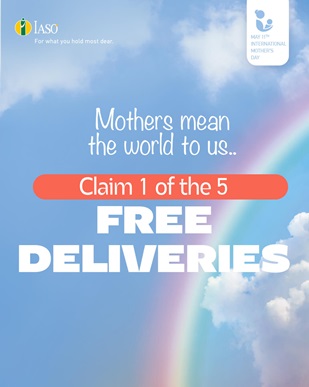 IASO: “Mothers mean the world to us” Instagram Contest offering 5 free-of-charge deliveries on the occasion of International Mother’s Day IASO: “Mothers mean the world to us” Instagram Contest offering 5 free-of-charge deliveries on the occasion of International Mother’s Day