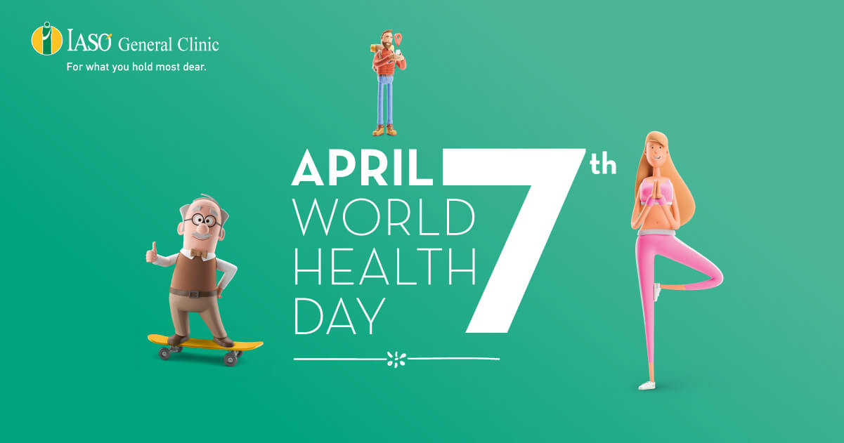 IASO General Clinic: We are celebrating World Health Day and making an appointment with prevention, by giving a 50% discount on all packages of the Check-Up department