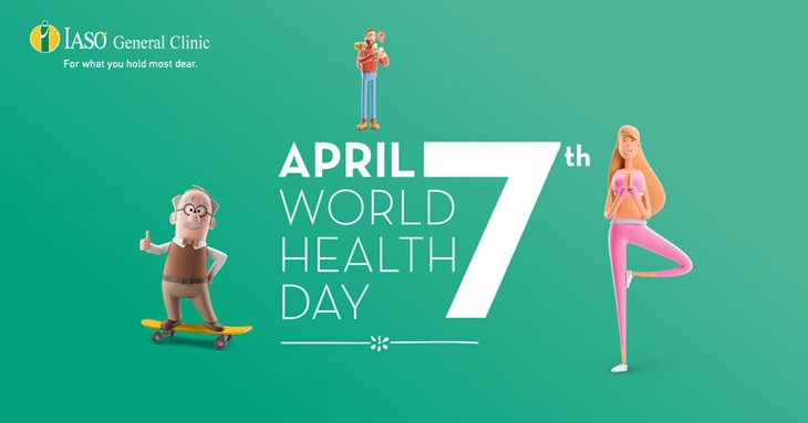IASO General Clinic: We are celebrating World Health Day and making an appointment with prevention, by giving a 50% discount on all packages of the Check-Up department IASO General Clinic: We are celebrating World Health Day and making an appointment with prevention, by giving a 50% discount on all packages of the Check-Up department