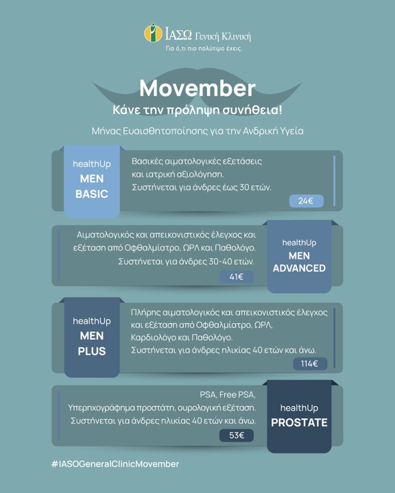 ΙΑΣΩ Γενική Κλινική: Κάνε την πρόληψη συνήθεια!