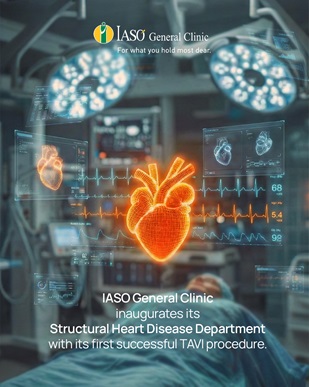 IASO General Clinic inaugurates its Structural Heart Disease Department with its first successful TAVI procedure