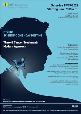 IASO General Clinic: Hybrid Scientific One-Day Meeting of the Thyroid Surgery Department on the topic "Thyroid Cancer Treatment: Modern Approach"