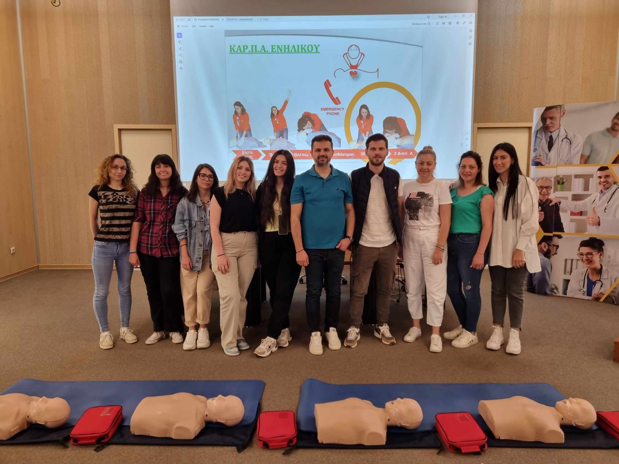 IASO Thessalias: The Basic Life Support courses for the personnel continue