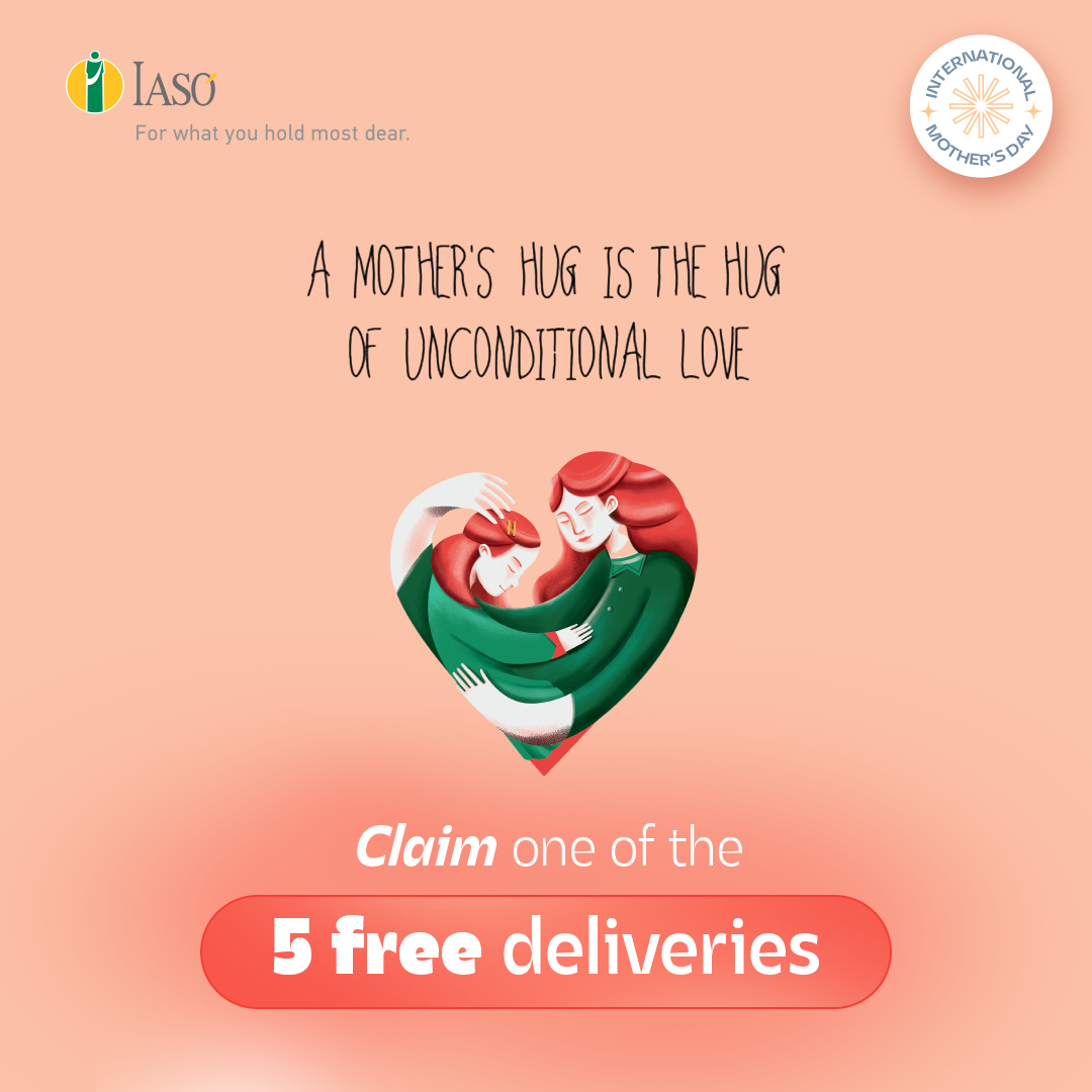 IASO: “A mother’s hug is the hug of unconditional love” Instagram Contest with 5 free-of-charge deliveries on the occasion of International Mother’s Day