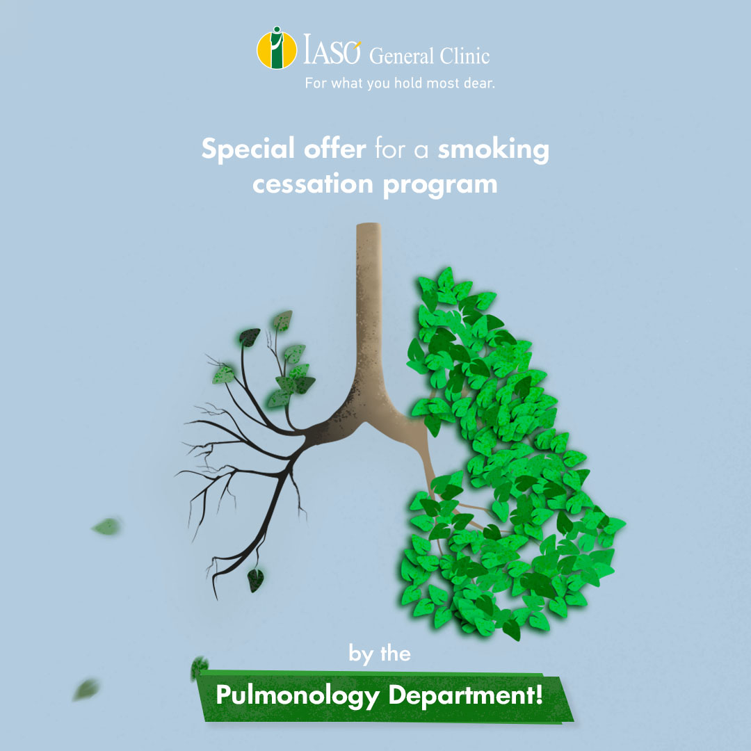 IASO General Clinic: Special offer for a smoking cessation program by the Pulmonology Clinic!