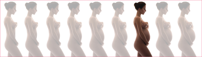 μέγεθος κοιλιάς εγκύου  στον 7ο μηνα εγκυμοσύνης