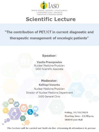 IASO HOSPITAL’S 1ST SCIENTIFIC LECTURE IASO HOSPITAL’S 1ST SCIENTIFIC LECTURE