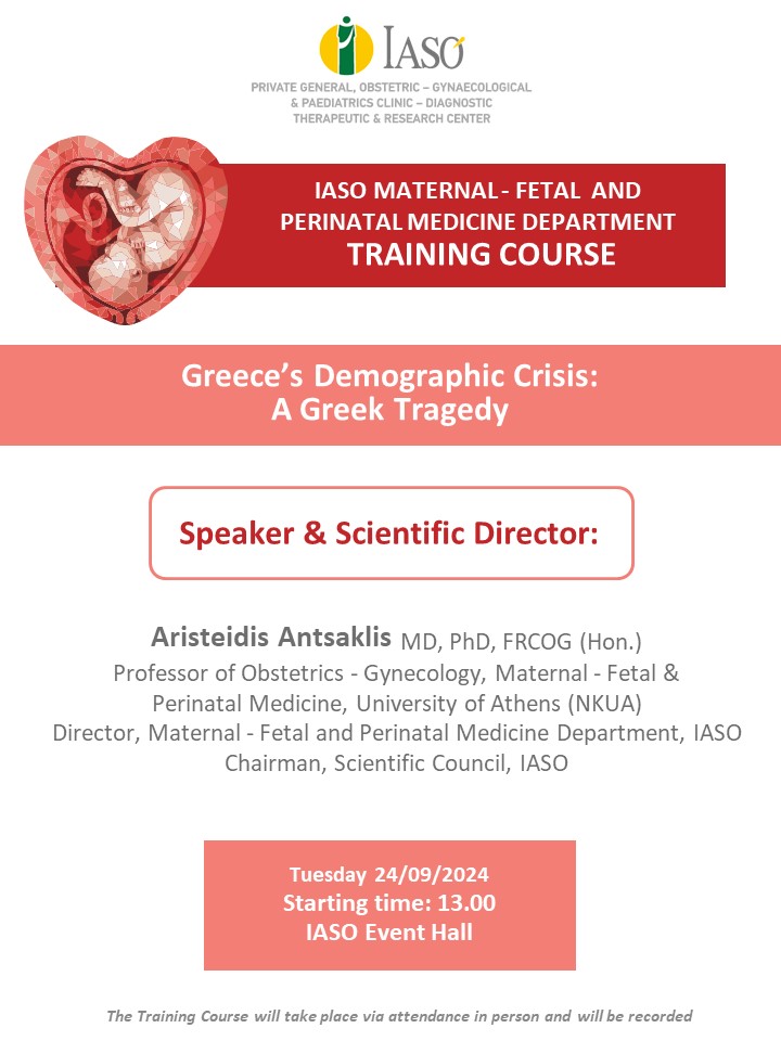 Training Course, IASO Maternal - Fetal and Perinatal Medicine Department Training Course, IASO Maternal - Fetal and Perinatal Medicine Department