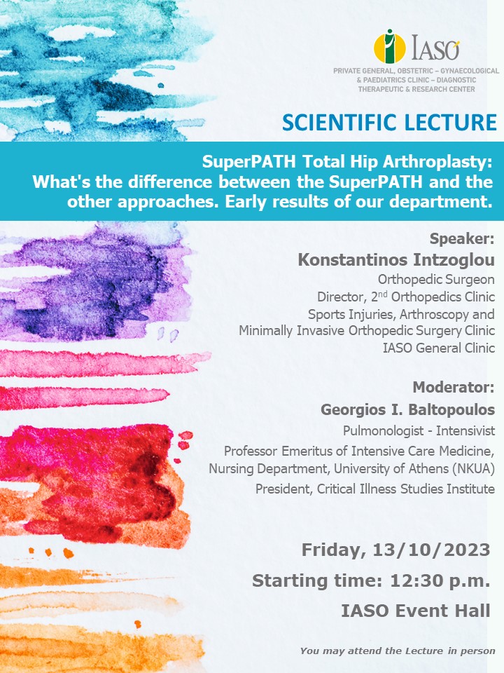 SCIENTIFIC LECTURE – IASO General Clinic SCIENTIFIC LECTURE – IASO General Clinic