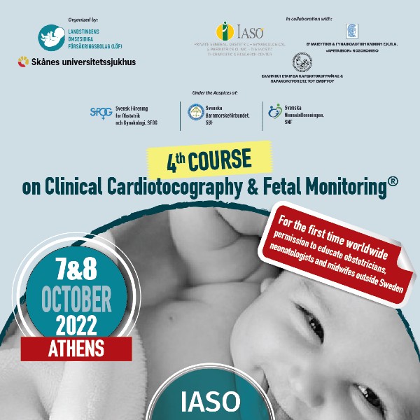 4th Course on "Clinical Cardiotocography & Fetal Monitoring" of the Swedish Entity "Landstingens Ömsesidiga Försäkringsbolag, LöF" 4th Course on "Clinical Cardiotocography & Fetal Monitoring" of the Swedish Entity "Landstingens Ömsesidiga Försäkringsbolag, LöF"