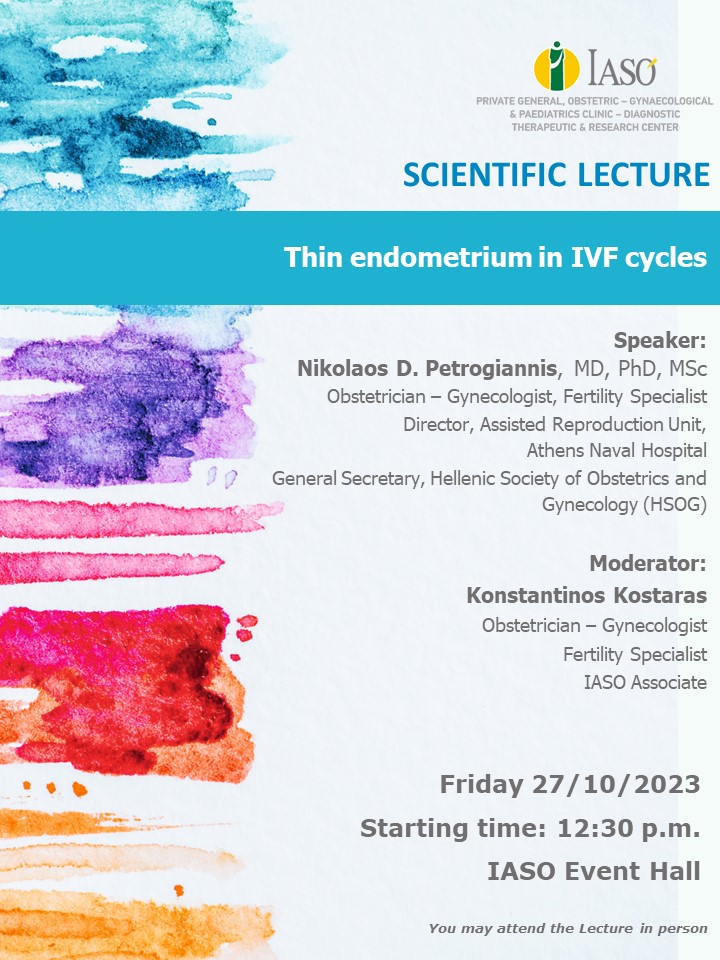 IASO SCIENTIFIC LECTURE IASO SCIENTIFIC LECTURE