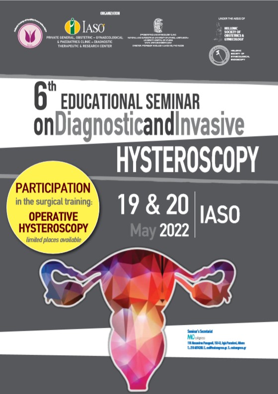 6<sup>th</sup> Educational Seminar on Diagnostic and Invasive Hysteroscopy 6<sup>th</sup> Educational Seminar on Diagnostic and Invasive Hysteroscopy