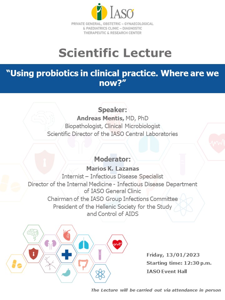IASO General Clinic’s SCIENTIFIC LECTURE IASO General Clinic’s SCIENTIFIC LECTURE