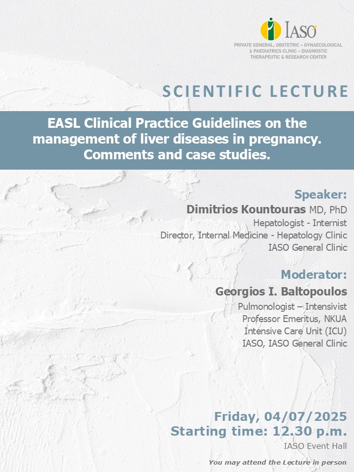 IASO General Clinic - SCIENTIFIC LECTURE IASO General Clinic - SCIENTIFIC LECTURE