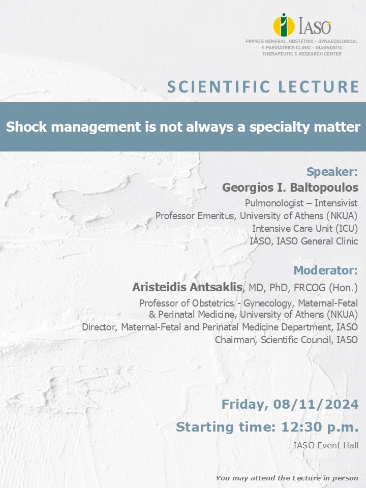 IASO General Clinic - SCIENTIFIC LECTURE IASO General Clinic - SCIENTIFIC LECTURE