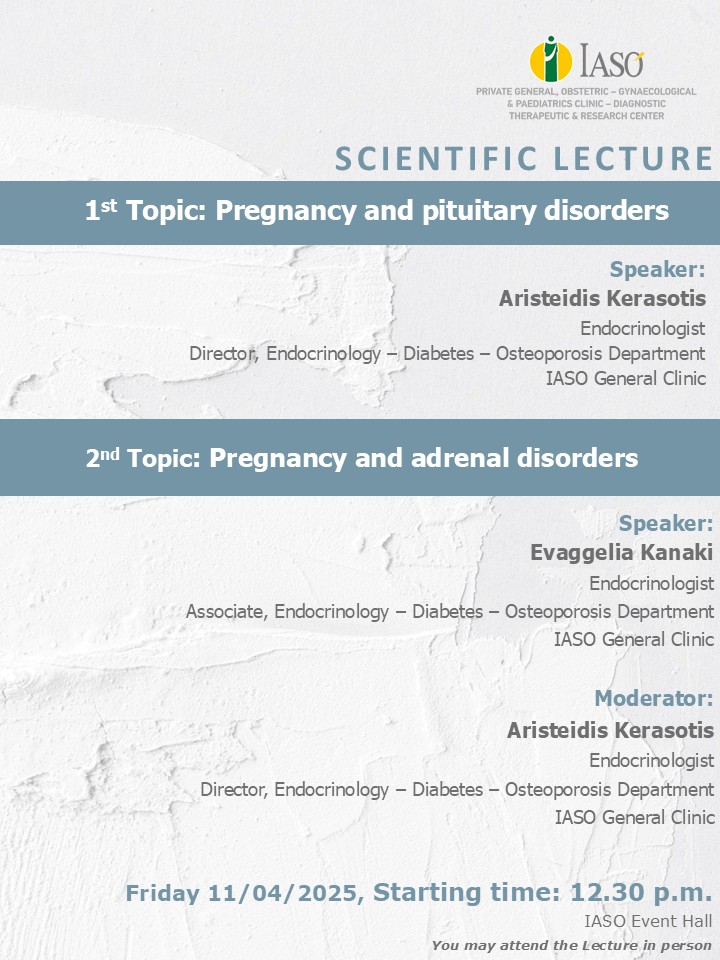 IASO General Clinic - SCIENTIFIC LECTURE IASO General Clinic - SCIENTIFIC LECTURE