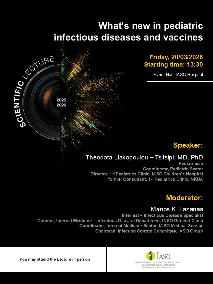 IASO Children’s Hospital: SCIENTIFIC LECTURE