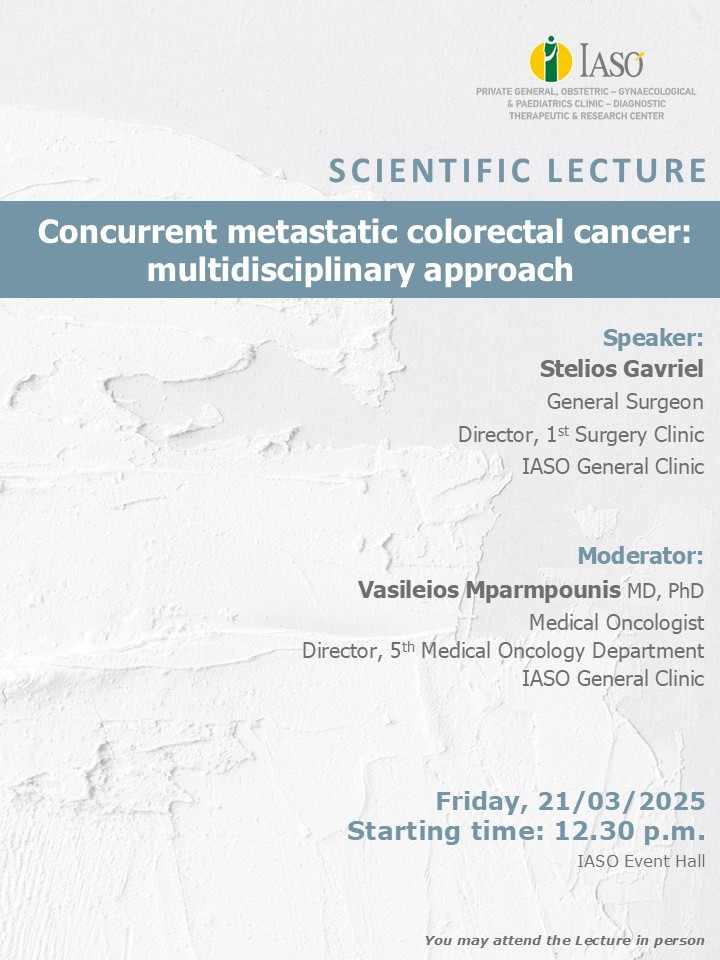 IASO General Clinic - SCIENTIFIC LECTURE IASO General Clinic - SCIENTIFIC LECTURE