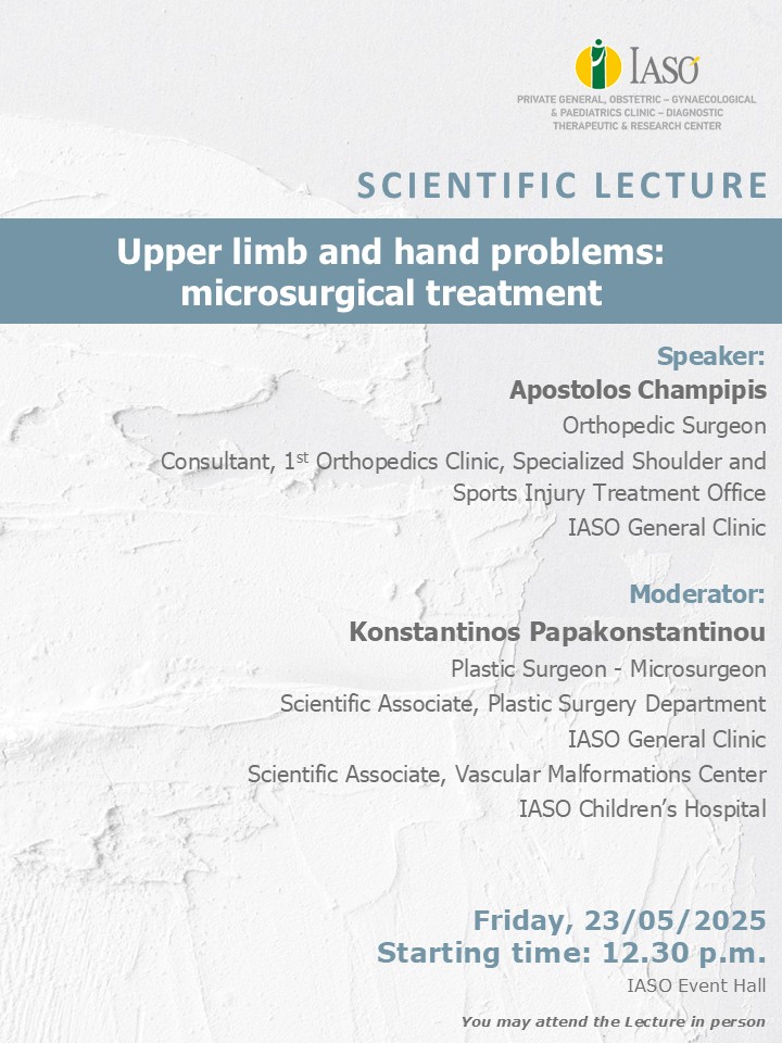 IASO General Clinic - SCIENTIFIC LECTURE IASO General Clinic - SCIENTIFIC LECTURE