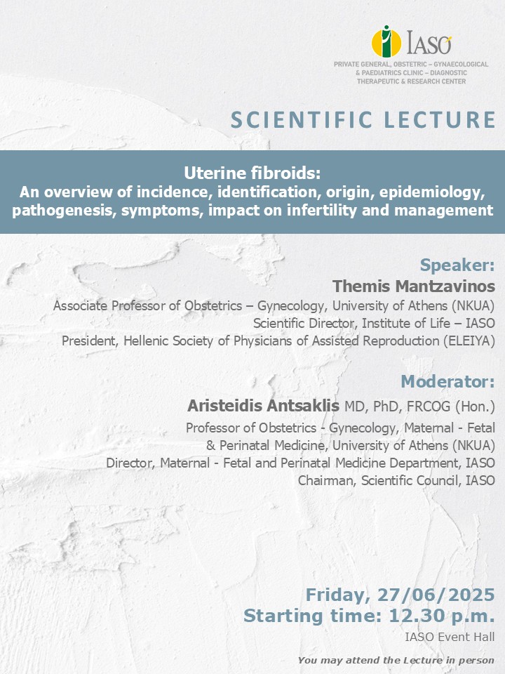 IASO - SCIENTIFIC LECTURE IASO - SCIENTIFIC LECTURE