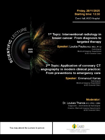 IASO General Clinic: SCIENTIFIC LECTURE