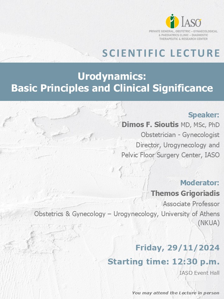 IASO - SCIENTIFIC LECTURE IASO - SCIENTIFIC LECTURE
