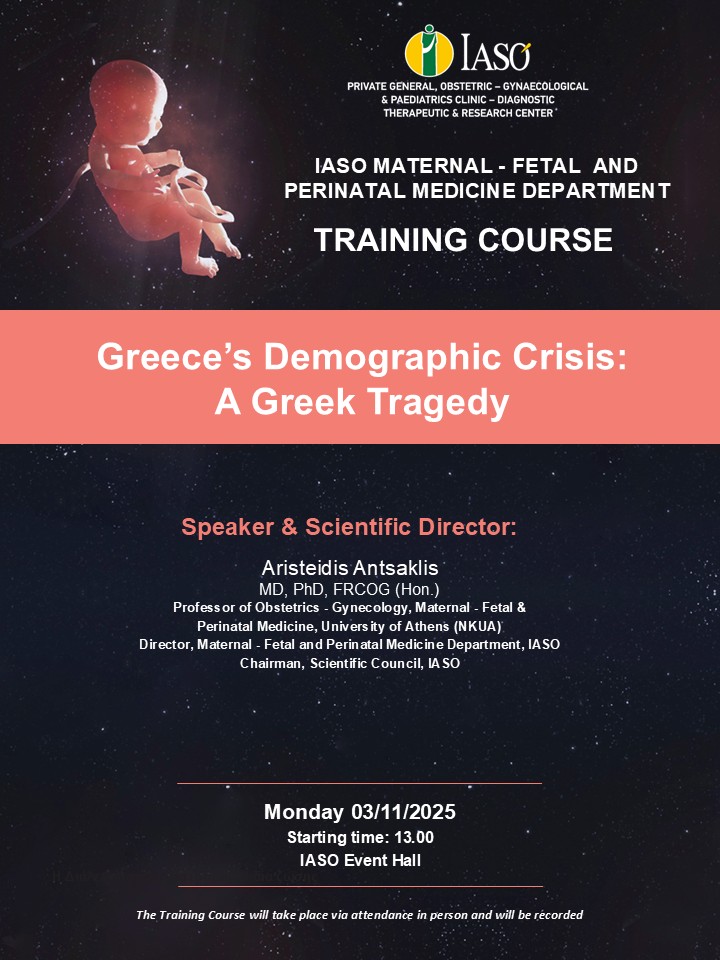 Training Course, IASO Maternal - Fetal and Perinatal Medicine Department Training Course, IASO Maternal - Fetal and Perinatal Medicine Department