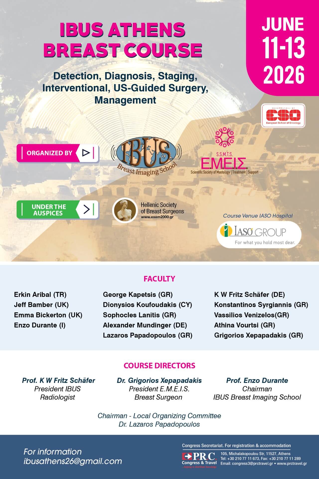 IASO: IBUS Multimodality Breast Imaging and Image-Guided Interventions Course