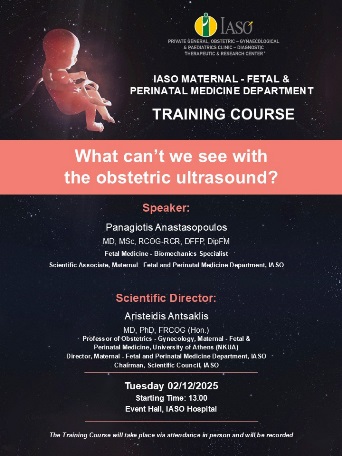 Training Course of IASO’s Maternal - Fetal and Perinatal Medicine Department