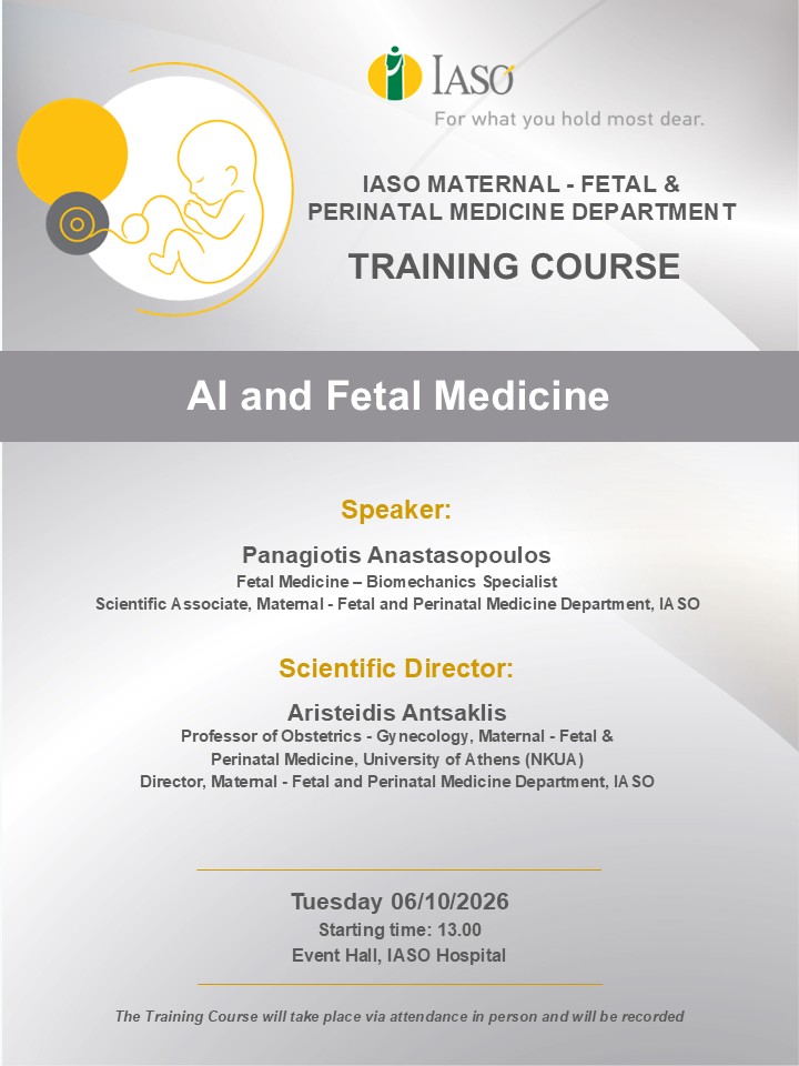 Training Course IASO Maternal - Fetal and Perinatal Medicine Department