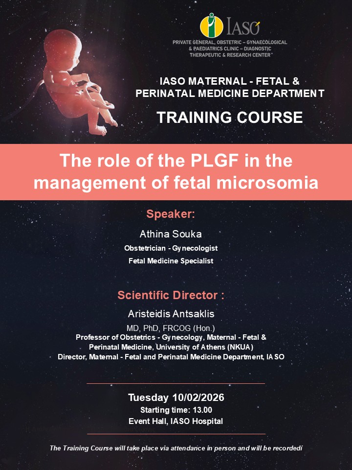 Training Course of IASO’s Maternal - Fetal and Perinatal Medicine Department