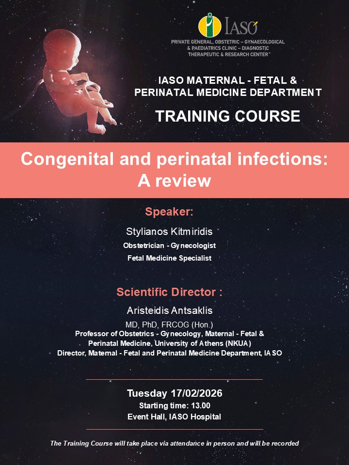 Training Course of IASO’s Maternal - Fetal and Perinatal Medicine Department