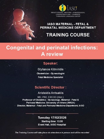 Training Course of IASO’s Maternal - Fetal and Perinatal Medicine Department