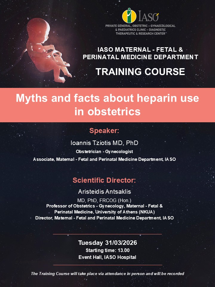 Training Course of IASO’s Maternal - Fetal and Perinatal Medicine Department