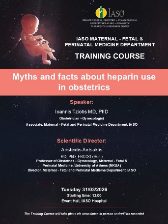 Training Course of IASO’s Maternal - Fetal and Perinatal Medicine Department