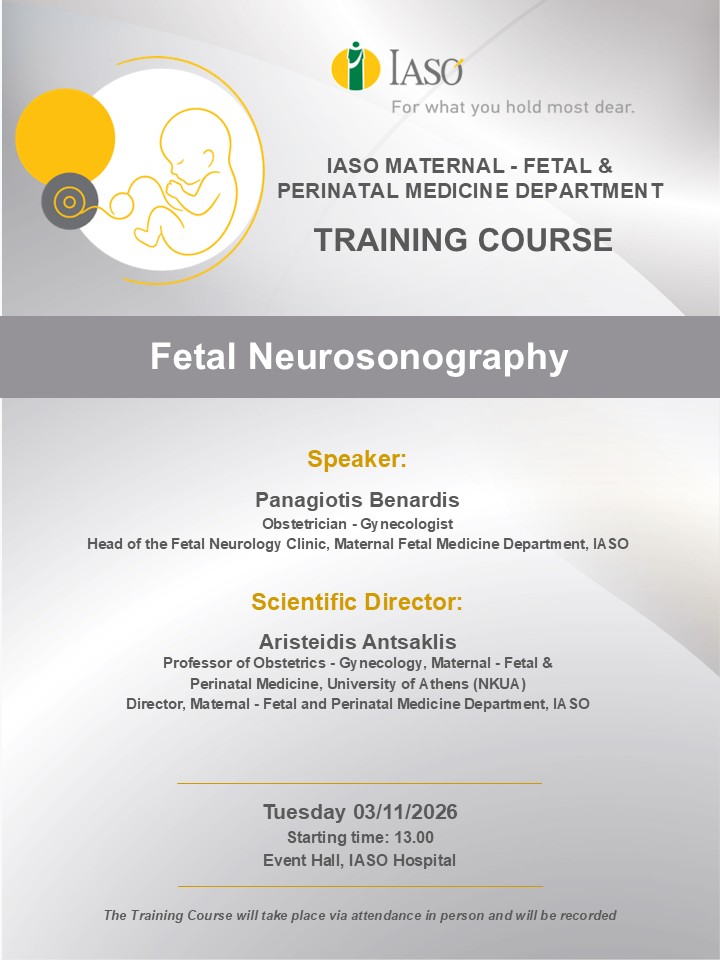 Training CourseIASO Maternal - Fetal and Perinatal Medicine Department