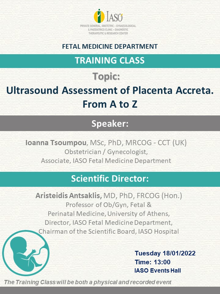 IASO Fetal Medicine Department Training Class IASO Fetal Medicine Department Training Class
