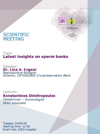 Scientific Meeting of the IVF Unit "Institute of Life - IASO"