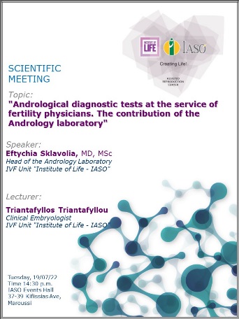 Scientific Meeting of the IVF Unit "Institute of Life - IASO"
