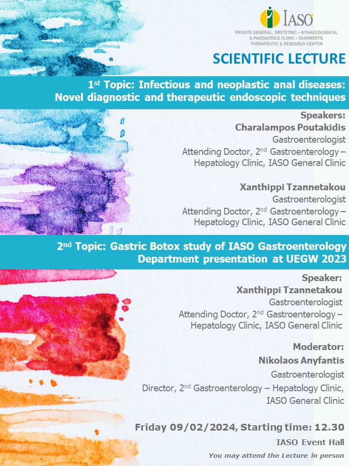IASO General Clinic - SCIENTIFIC LECTURE IASO General Clinic - SCIENTIFIC LECTURE
