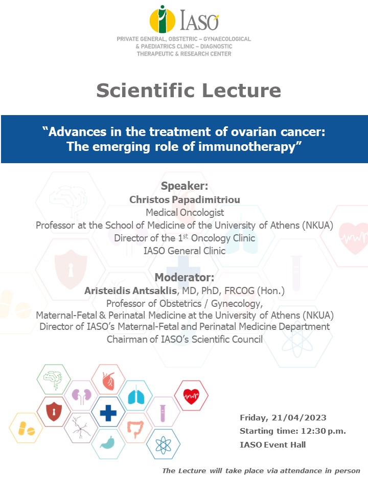 IASO General Clinic’s SCIENTIFIC LECTURE IASO General Clinic’s SCIENTIFIC LECTURE