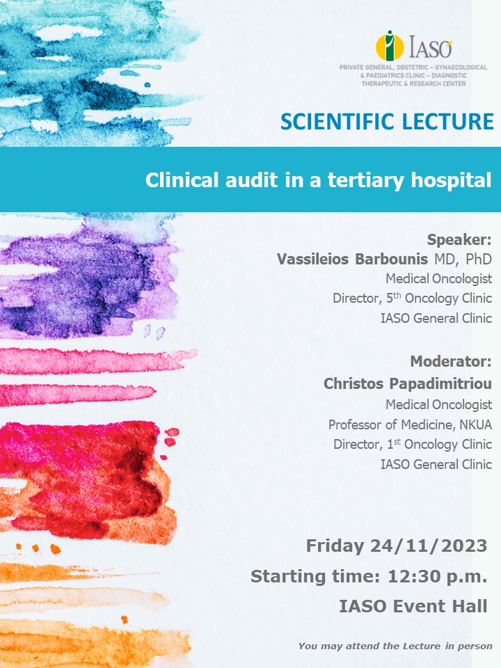 IASO General Clinic - SCIENTIFIC LECTURE IASO General Clinic - SCIENTIFIC LECTURE