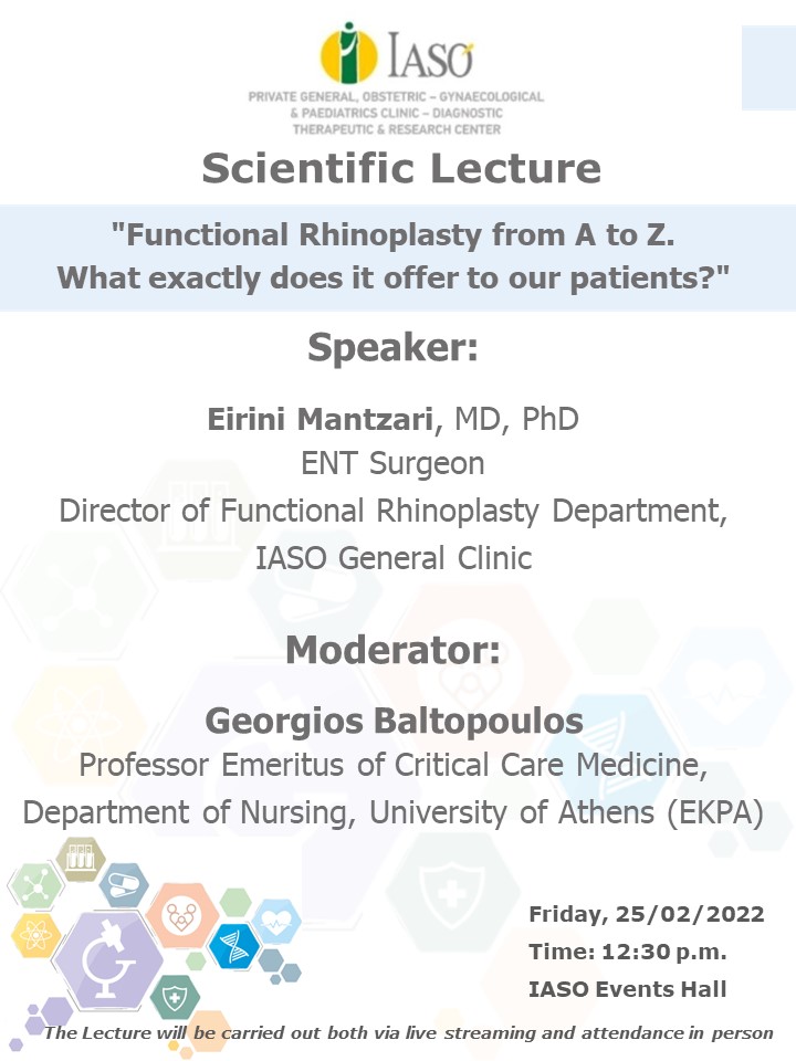Scientific Lecture of  IASO General Clinic on "Functional Rhinoplasty from A to Z. Functional considerations" Scientific Lecture of  IASO General Clinic on "Functional Rhinoplasty from A to Z. Functional considerations"