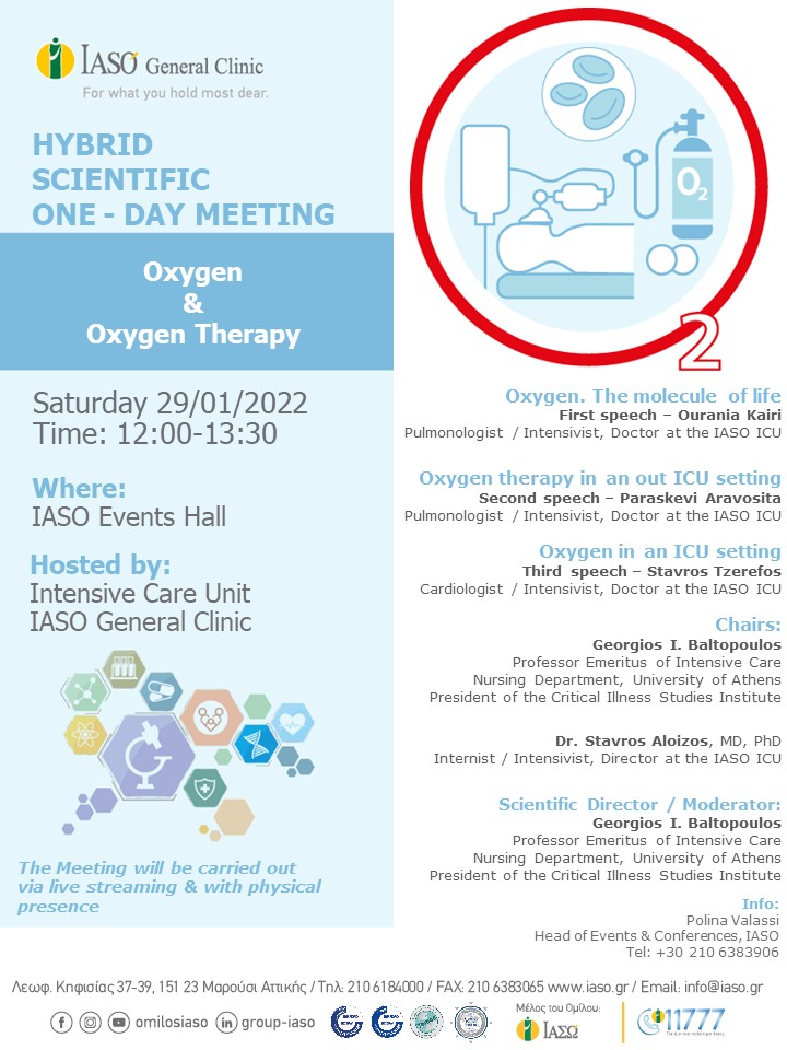 Hybrid Scientific One-day Meeting of IASO ICU Hybrid Scientific One-day Meeting of IASO ICU