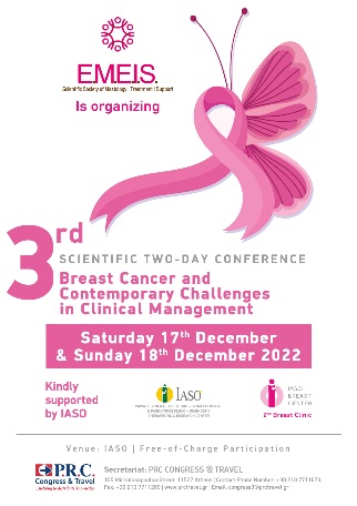 3rd Hybrid Scientific Two-Day Conference of “E.M.E.I.S.” on the topic "Breast Cancer and Contemporary Challenges in Clinical Management" 3rd Hybrid Scientific Two-Day Conference of “E.M.E.I.S.” on the topic "Breast Cancer and Contemporary Challenges in Clinical Management"